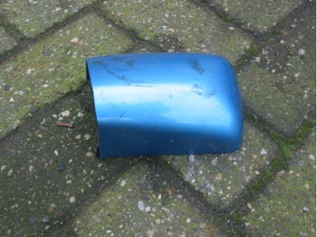 Spiegelkap donkerblauw links Microcar Virgo 3