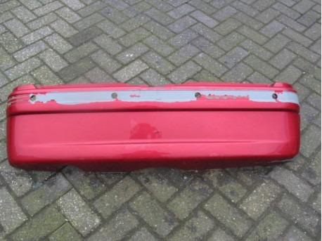 Rear bumper silver (slight damage) Microcar Virgo 3 