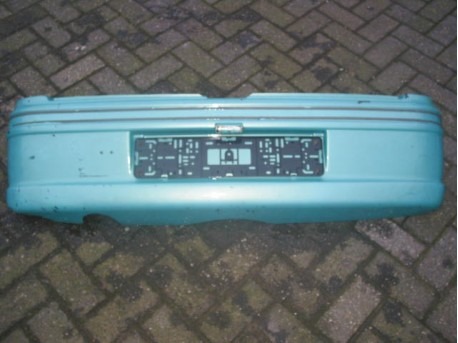 Rear bumper silver (slight damage) Microcar Virgo 1 & 2