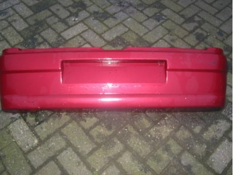 Rear bumper silver (with damage) Microcar Virgo 3