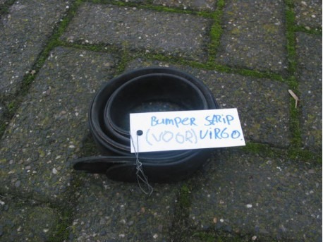 Rear bumper rubber Microcar Virgo 