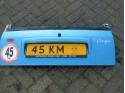 Back cover light blue (light damage) Microcar Virgo 3