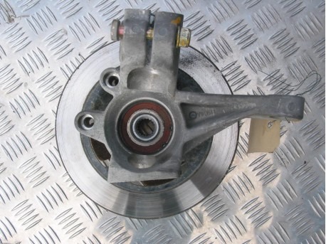 Steering knuckle with brake disc left Microcar & Ligier Due