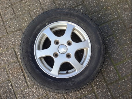 Velg ( Aluminium) met band Ligier X-Too