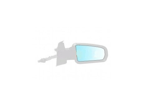 Plate glass right-hand door mirror Aixam from 2010