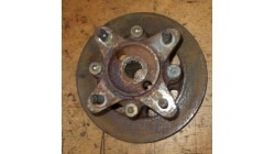 Brake disc with wheel hub L & R JDM Titane