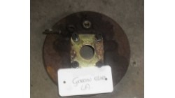 Anchor plate with brake shoes left behind Grecav Eke