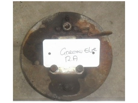 Anchor plate with brake shoes on the right rear JDM Aloes