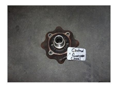 Brake disc with wheel hub L & R JDM Titane