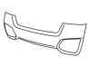 Achterbumper Ligier JS 50 imitatie