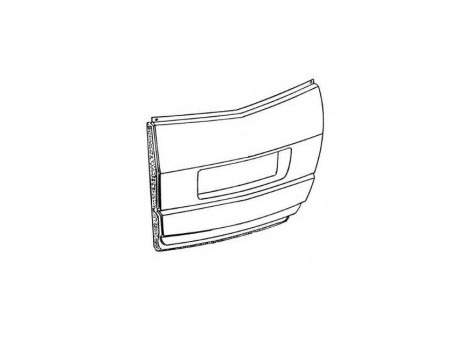 Achterklep ABS imitatie Aixam A721 / A741 / Crossline 2005 t/m 2007