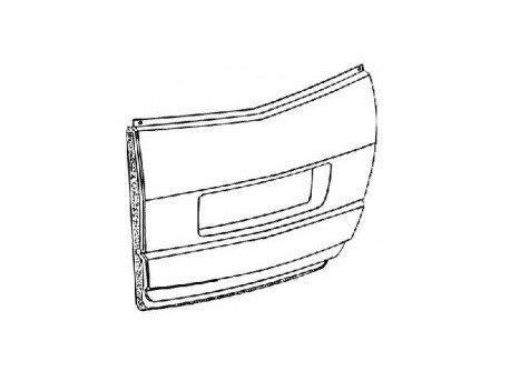 Rear door panel exterior Aixam 721, 741, Crossline