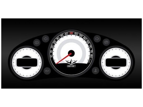 Instrument cluster (speedometer) display dashboard Aixam