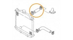 Upper radiator hose Kubota