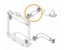 Upper radiator hose Kubota