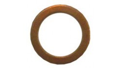 Koperring 12 mm diameter 