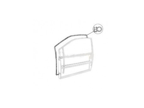 Door washer right Aixam 400 / 500.4