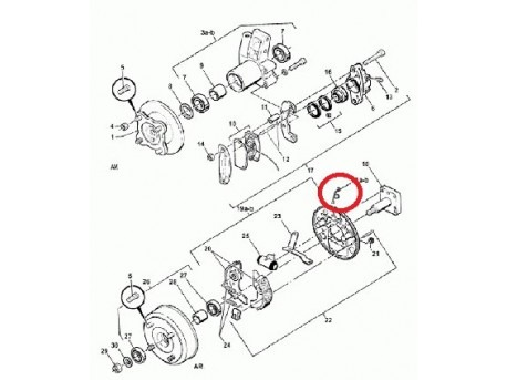 Spring for Handbrake Virgo