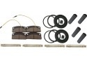 Microcar Virgo MC1 and MC2 front wheel brake overhaul kit is complete