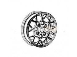 Lichtmetalen velg 13" Aixam