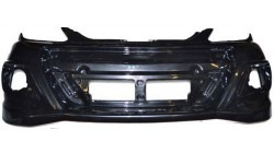 Front bumper Aixam GTO Carbon look ABS imitation - Mounting ready