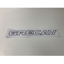 Voorbumper sticker Grecav