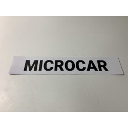 Voorbumper sticker Microcar