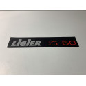Voorbumper sticker Ligier Js60