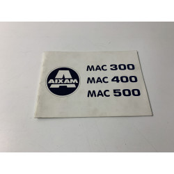 Onderhouds / instructieboekje Aixam Mac 300, 400 & 500