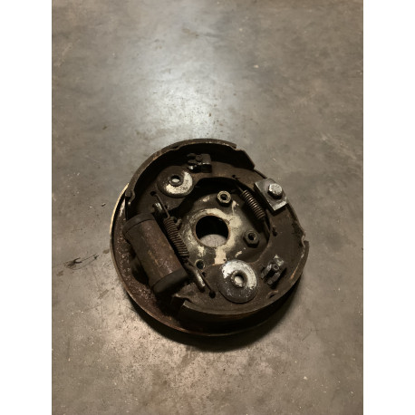 Ankerplaat met remschoenen linksachter