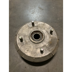 Ankerplaat met remschoenen linksachter (groot model)