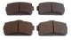 Brake pad set, Kleinstwagen MGO, M8 und Ligier IXO vorne