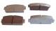 Brake pad set, Microcar MGO, M8 and Ligier IXO back