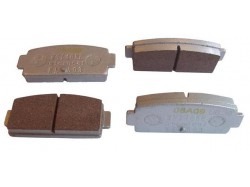 Brake pad set, Microcar MGO, M8 and Ligier IXO back