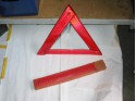 Warning triangle fluoresirend