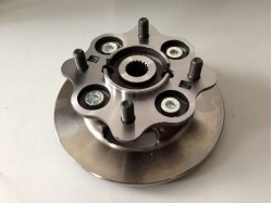 Brake disc + wheel hub JDM Titane front imitation