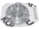 Conical flange motor coupling fixing