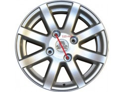 Lichtmetalen velg 14" Aixam 2008 modellen