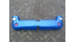 Achterbumper (voor trekhaak) donkerblauw Microcar MC1 & MC2